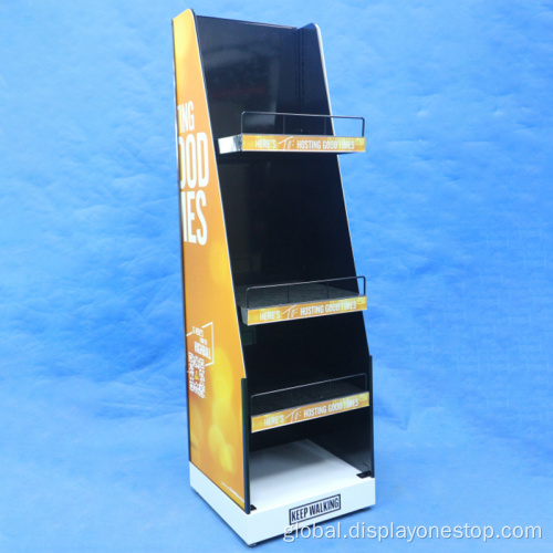 High-End Auto Softdrink Display Rack Point of sale wine display Supplier